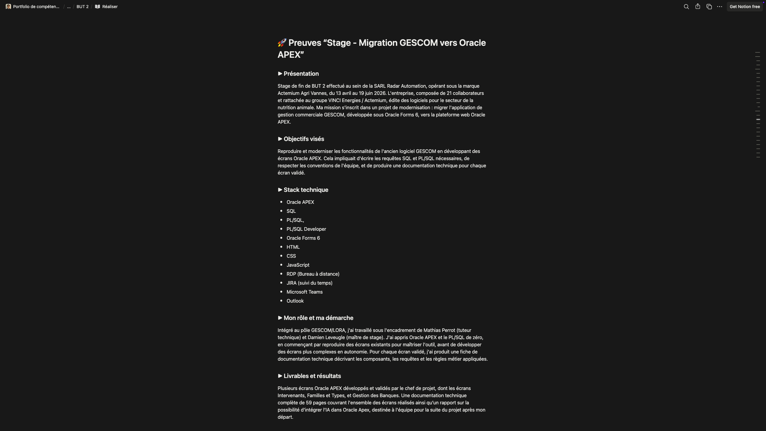 Project screenshot